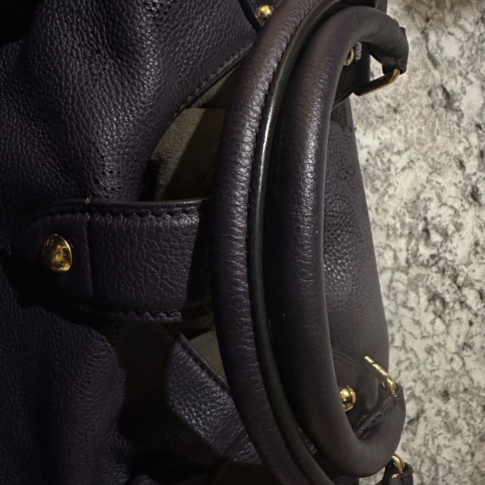 Louis Vuitton Mahina L Leather Monogram Hobo Handbag Shoulder Bag Purse - Picture 15 of 15